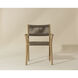 Kavala Natural Outdoor Stackable Dining Armchair, Set Of 2